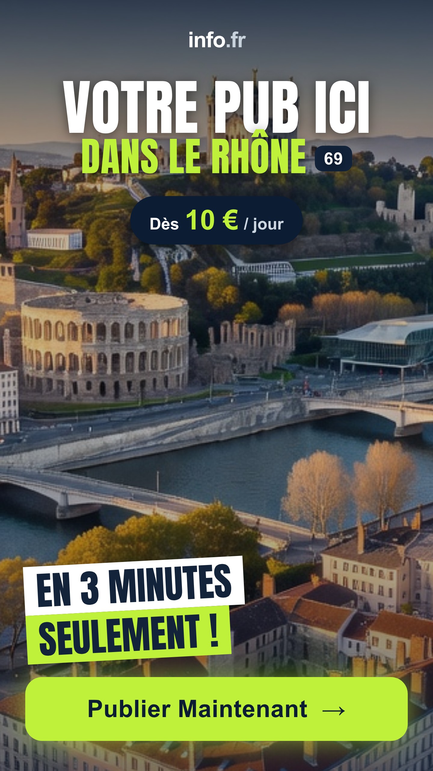 Diffusez votre publicité sur info.fr