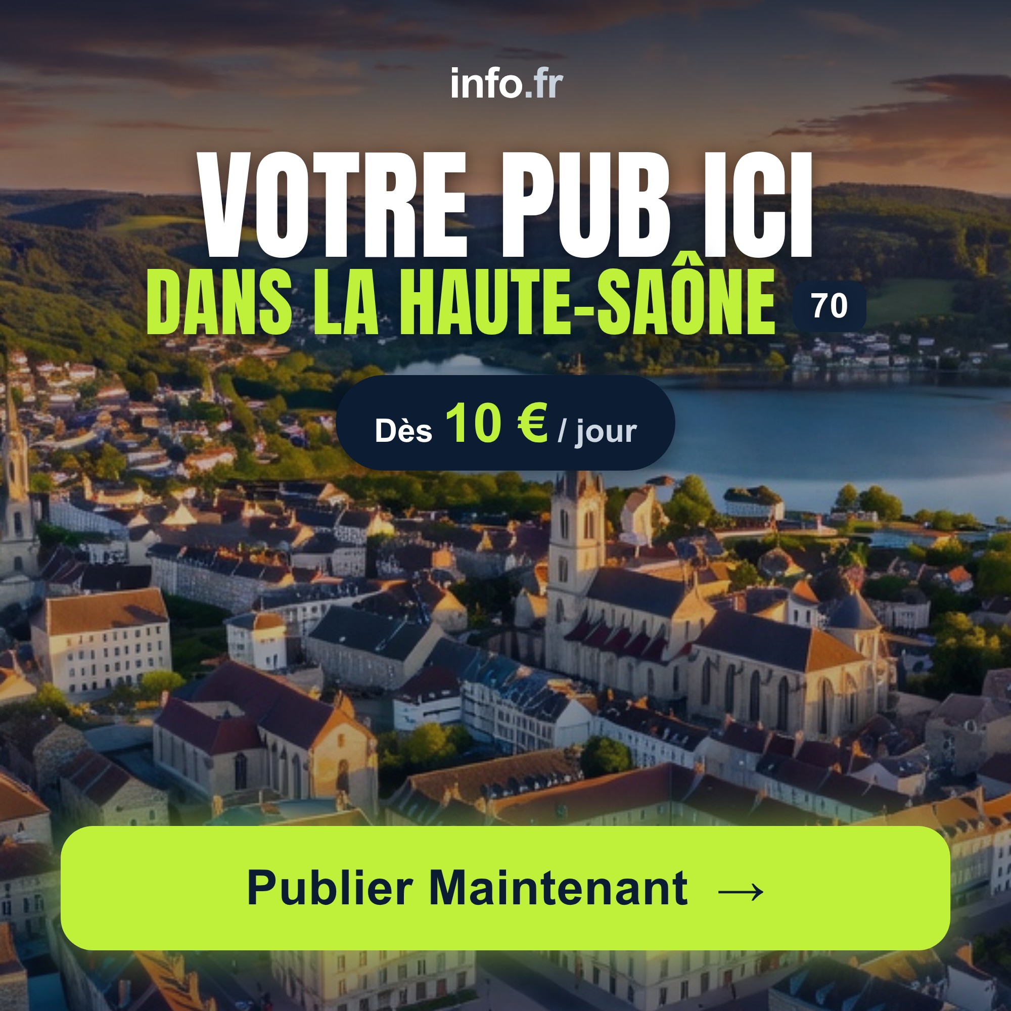 Diffusez votre publicité sur info.fr