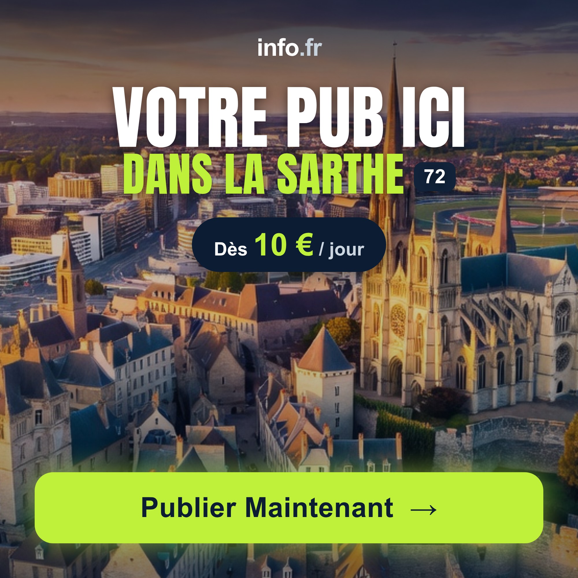 Diffusez votre publicité sur info.fr