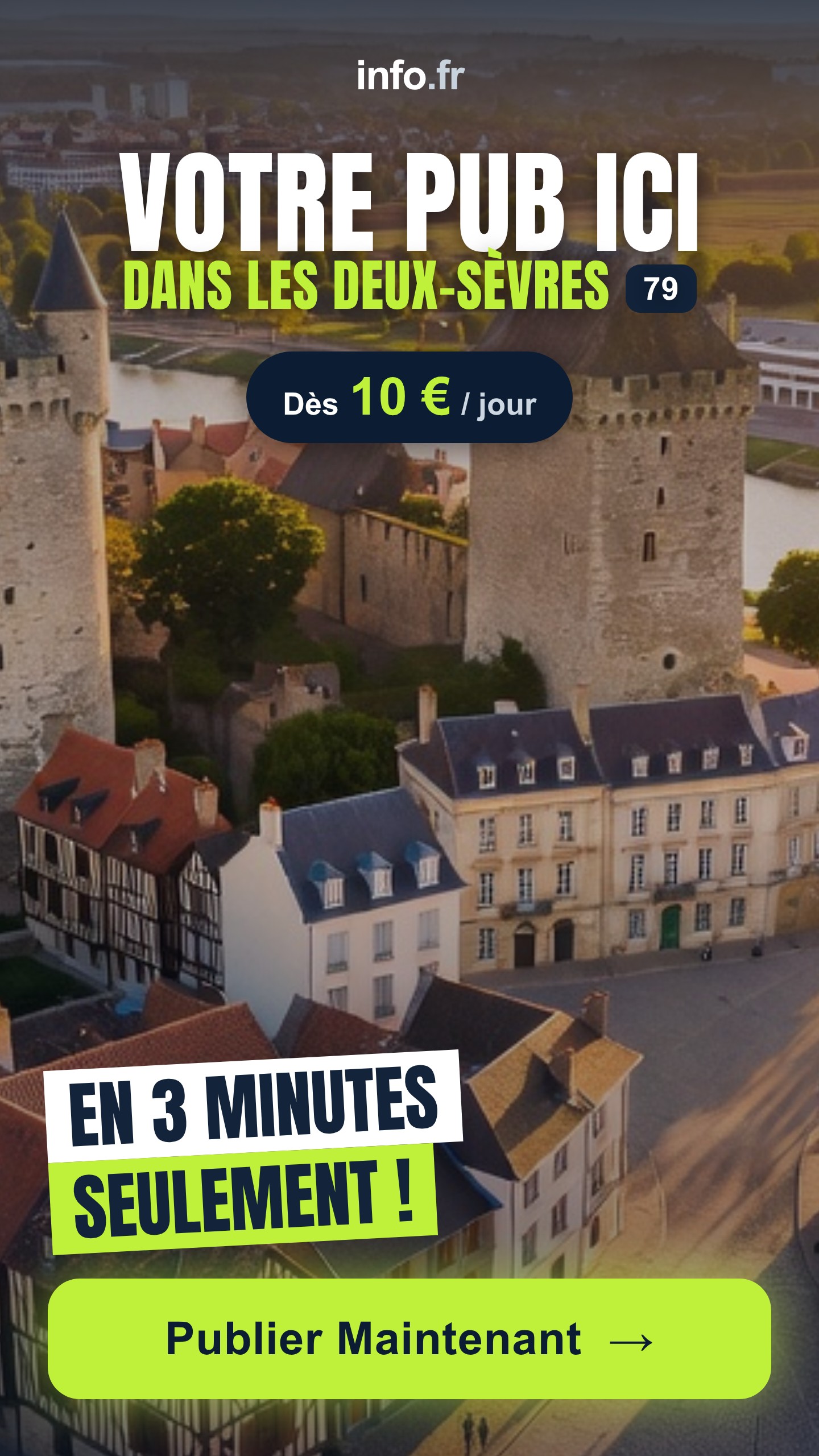Diffusez votre publicité sur info.fr