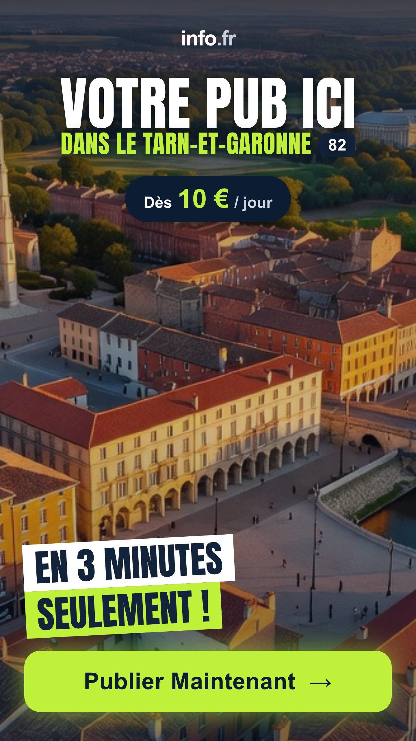 Diffusez votre publicité sur info.fr