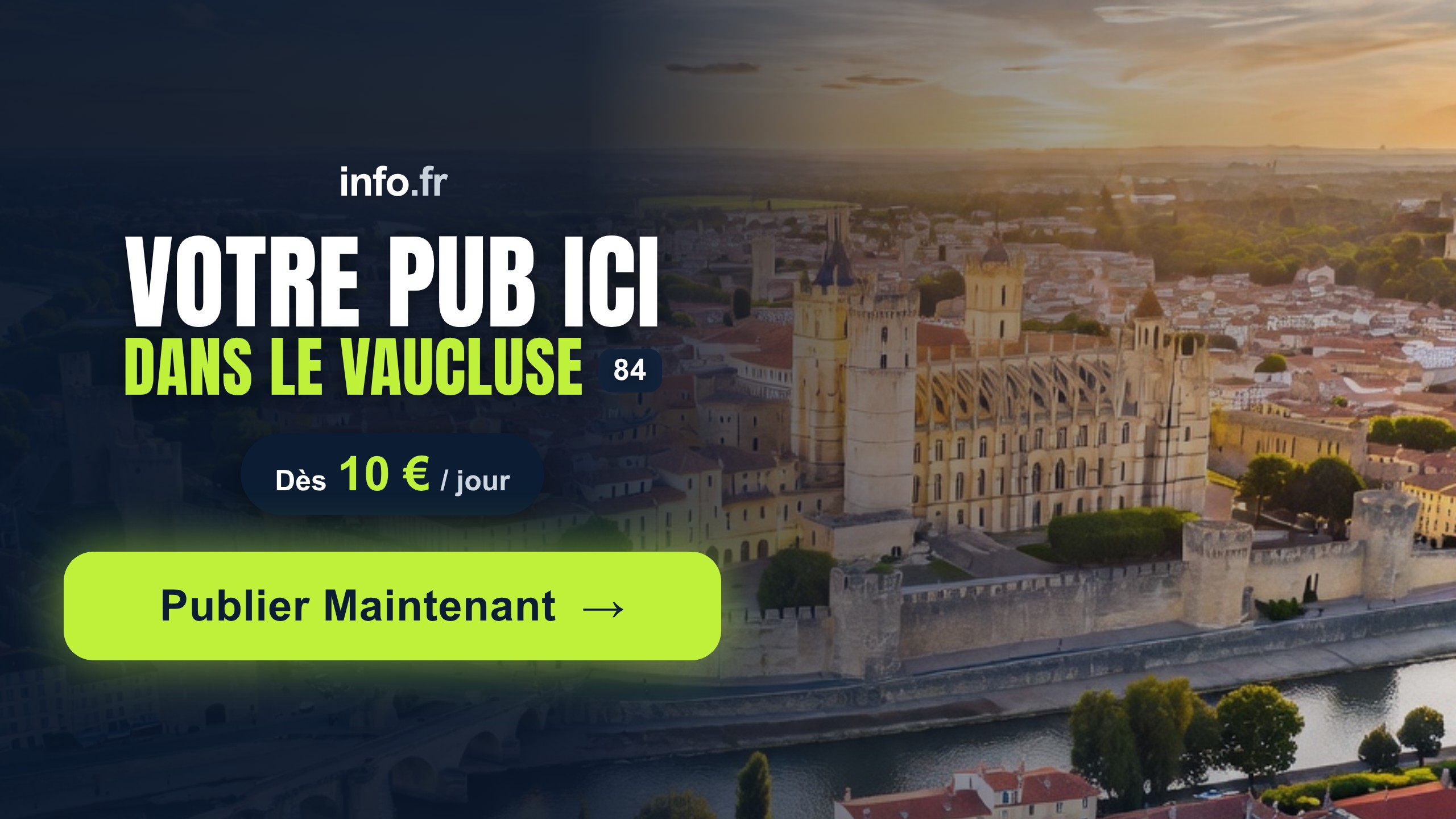 Diffusez votre publicité sur info.fr