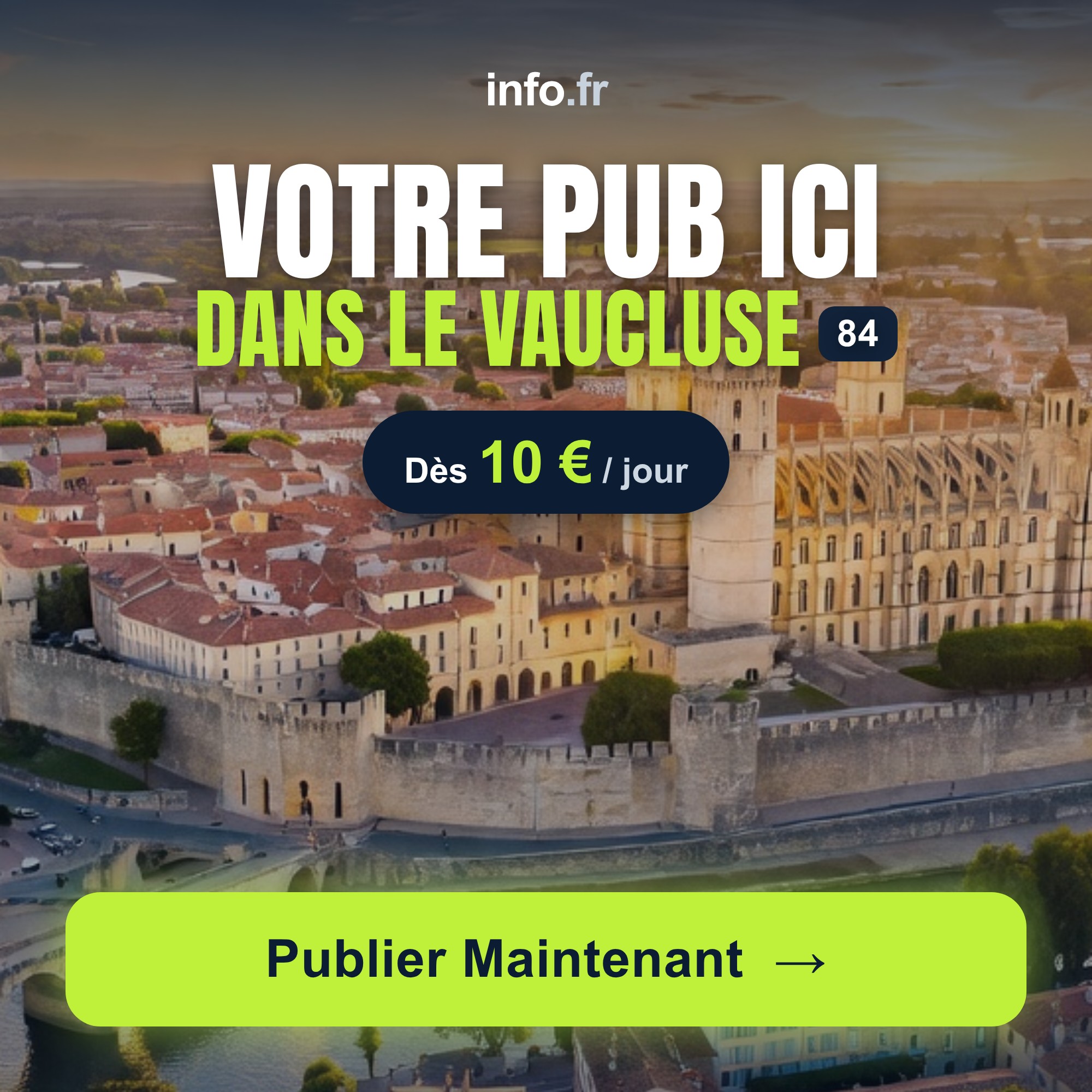 Diffusez votre publicité sur info.fr