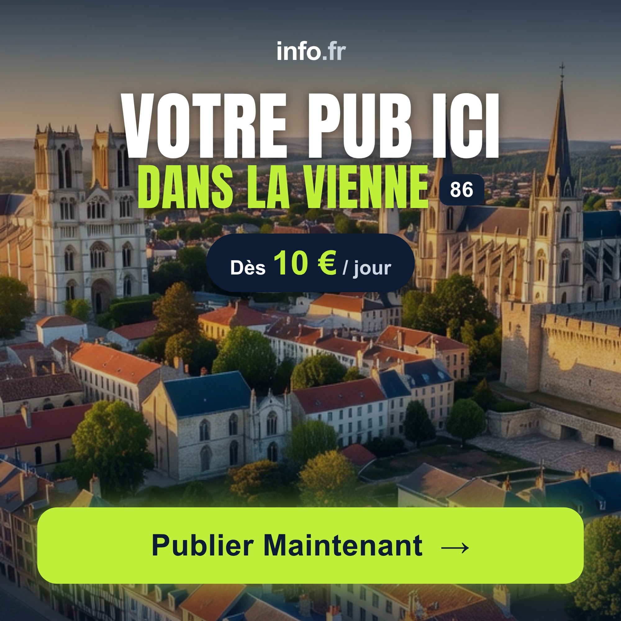 Diffusez votre publicité sur info.fr