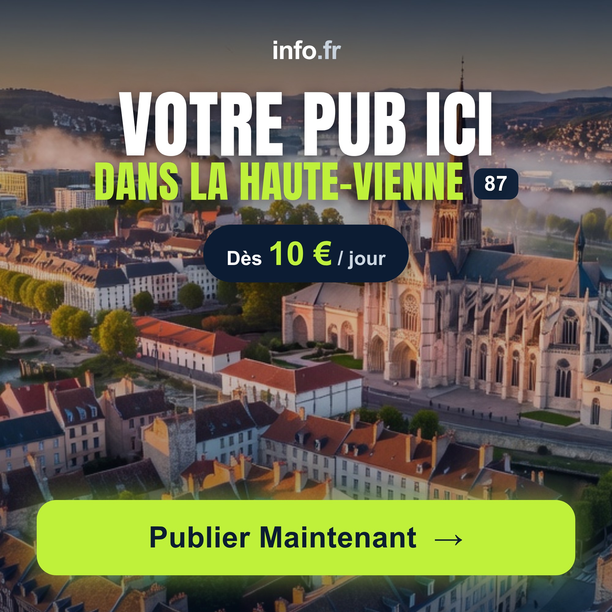 Diffusez votre publicité sur info.fr