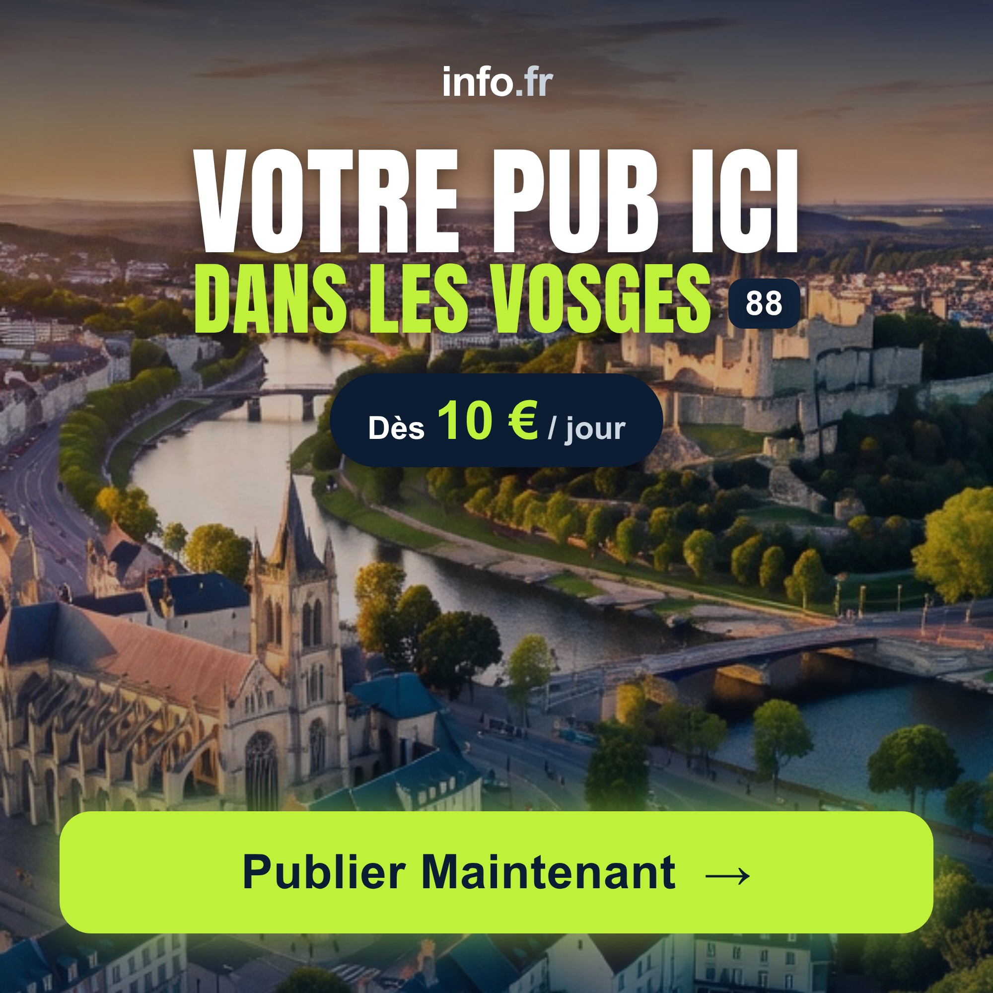 Diffusez votre publicité sur info.fr