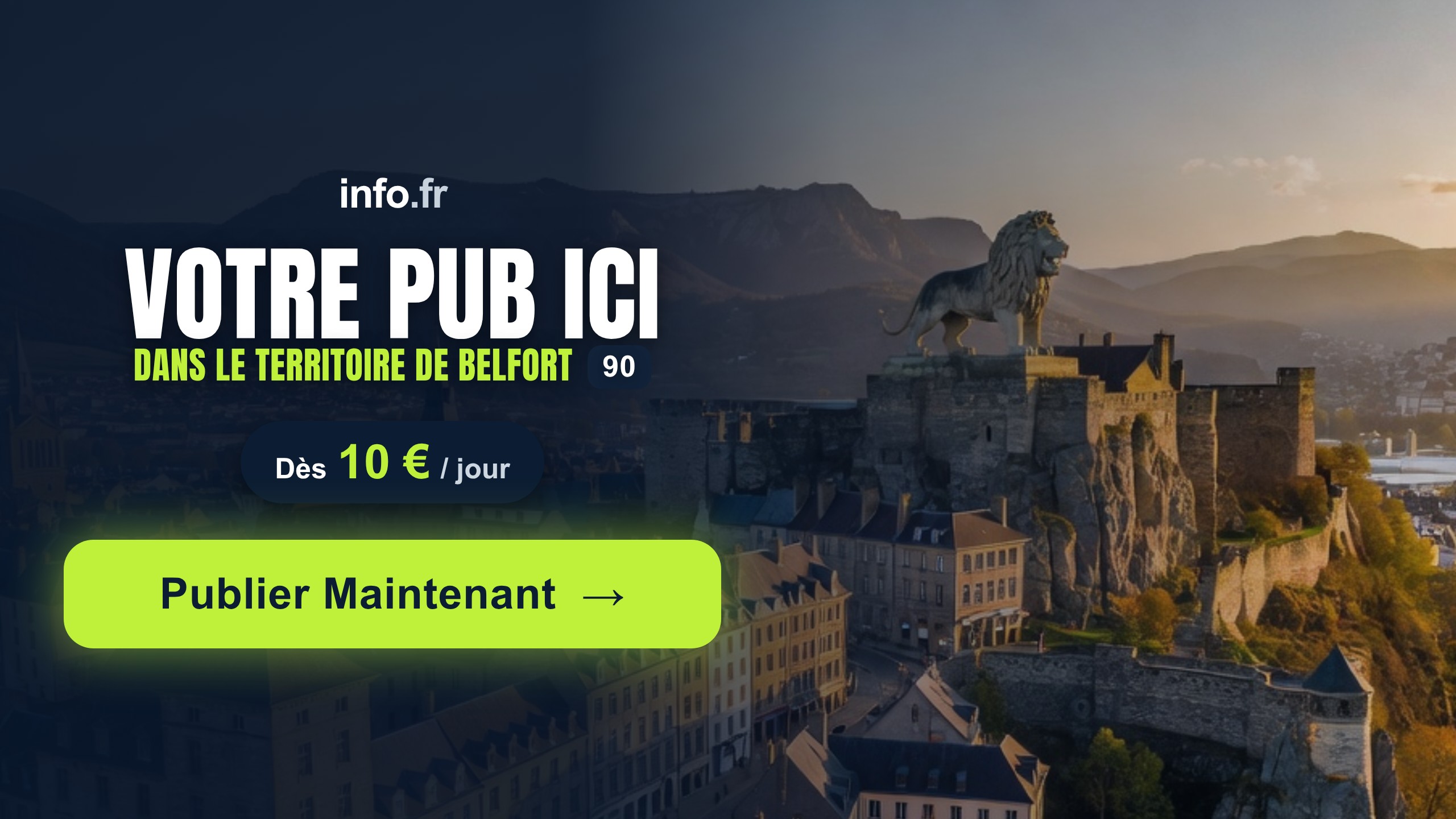Diffusez votre publicité sur info.fr