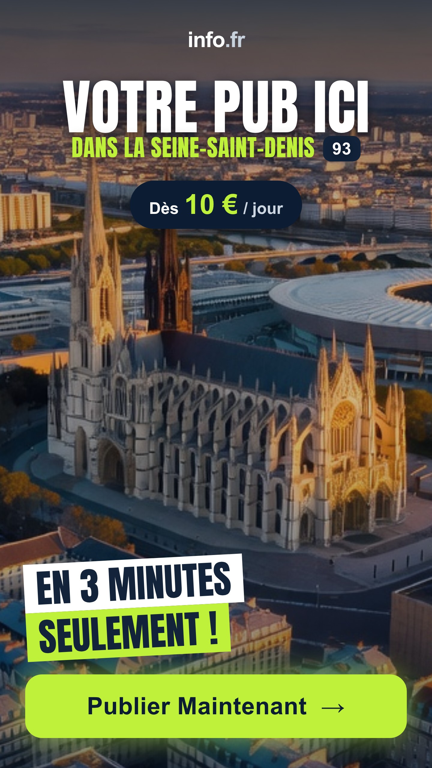Diffusez votre publicité sur info.fr
