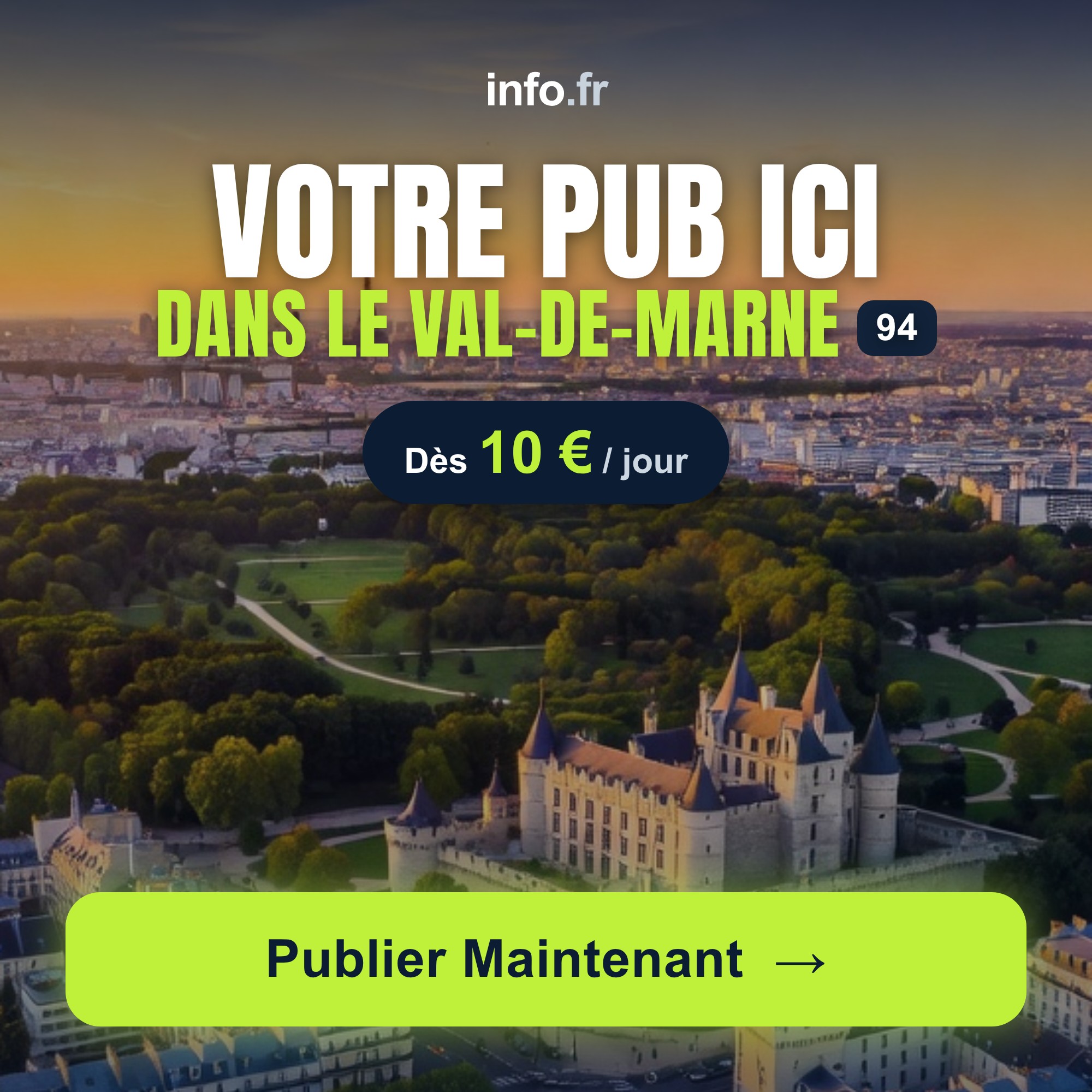 Diffusez votre publicité sur info.fr