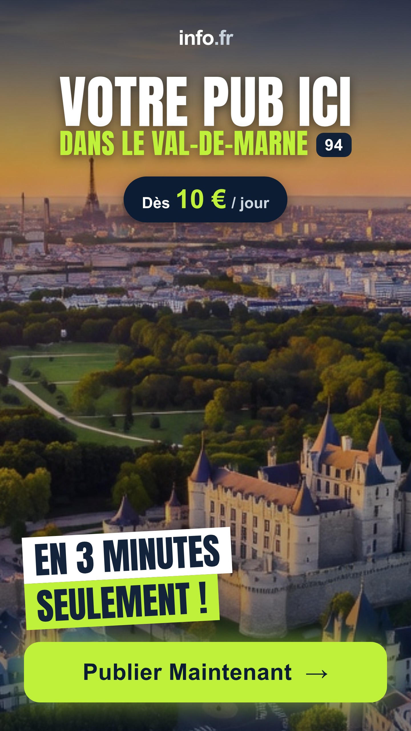 Diffusez votre publicité sur info.fr